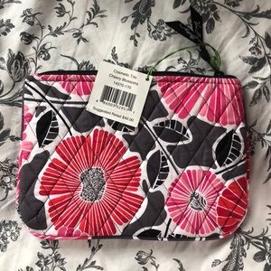 NWT! Vera Bradley Cosmetic Bag in Cherry Blossom